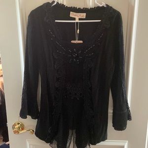 Size Large Boutique Style Black Shirt